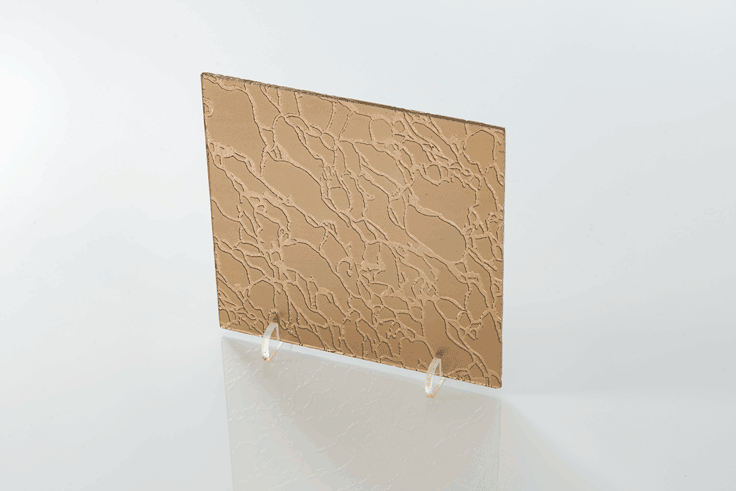 bronze-delta-patterned-glass-